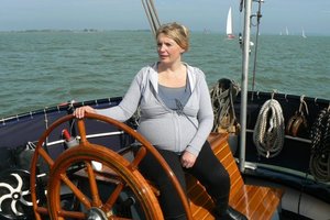Annemieke vaart weer mee