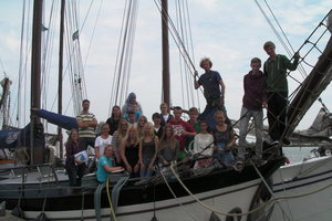 Klassenfahrt über's Meer nach Amsterdam